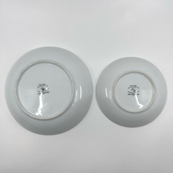 International Silver Co Fine China 2 Pcs Bowls 326 Springtime Japan Serveware - Picture 3 of 7